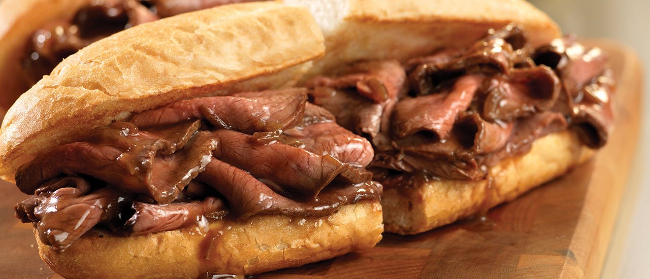 Hot Roast Beef Sandwiches